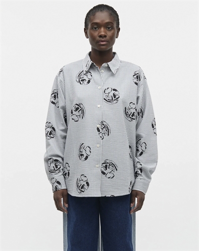 Mads Nørgaard - Crelly Skjorte - Vintage Indigo